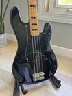 Squier Classic Vibe '70S Precision Bass - Black, Used, Upgraded W/gig Bag. Price: $399.00.