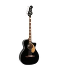 Fender Kingman Electric Bass Black Guitar With Hard Case Used. Price: $425.00.