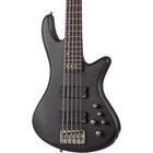 Schecter Stiletto STUDIO-5 5-STRING Electric Bass See-thru Black Satin New. Price: $1249.00.