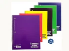 Lot Of 24 Wide Ruled Spiral Notebooks, 70 Sheets, Mixed Colors, Usa Made New. Price: $29.99.