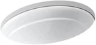 Kohler 2824-0 Serif 20-5/8X15-1/4 Oval Undermount Bathroom Sink White New. Price: $367.35.