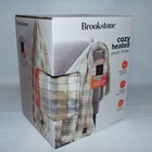 New Nib Brookstone Cozy Heated Plush Throw Built In Touch Controller Blanket. Price: $33.44.