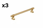 3 X Davenport 7-9/16 In. (192MM) Center-to-center Champagne Bronze Bar Cabinet Open. Price: $21.31.