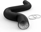 Ipower Flexible 4 Inch 8 Feet Aluminum Ducting Layer Protection Dryer Vent New. Price: $17.99.