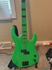 Dean Custom Zone Bass Guitar - Nuclear Green Barely Used Open Box. Price: $300.00.