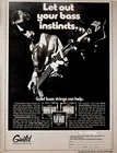 1979 Fleetwood Mac John Mcvie Guild B301 Bass Guitar Strings - Vintage Ad Used. Price: $13.50.