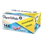Paper Mate Arrowhead Eraser Caps, For Pencil Marks, Pink, 144/BOX New. Price: $15.49.