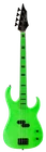 Dean Custom Bass, Nuclear Green ,czone Ng New. Price: $349.00.