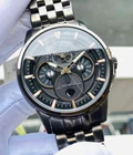 Citizen Eco-drive Calendrier BU0057-54E Black Dial Moonphase Men's Watch New. Price: $349.99.