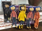 Rare 5 Original Coraline Figures Inc. 7" Neca Sdcc Striped Sweater W/box Laika Used. Price: $575.00.