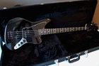 Fender Jaguar Blackout Bass Limited Edition Ebony Fingerboard W/ Hardshell Case Open. Price: $875.00.