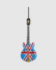 6" Gibson Epiphone Union Jack Sheraton Guitar Holiday Ornament New. Price: $29.99.