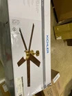 Kichler Brahm 300044SBK 56" Satin Black Ceiling Fan With Led & Remote Used. Price: $386.99.