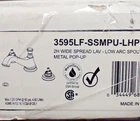 Delta 3595LF-SSMPU-LHP Cassidy Bathroom Faucet Handle Stainless Open. Price: $329.99.