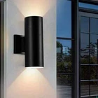 Cedar Hill 11 In. Cylinder Black Led Outdoor Wall Sconce Light Fixture New. Price: $32.62.