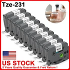 TZE-231 TZ-231 10PK For Brother P-touch 12MM White Standard Laminated Label Tape New. Price: $93.99.