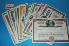 Stock Certificates 25 Different Great Variety Bluelakestamps Beautiful. Price: $24.99.