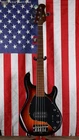 Sterling Stingray RAY35 With Roasted Maple Neck - Vintage Sunburst Used. Price: $719.99.