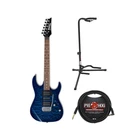 Ibanez GRX70QA Gio Electric Guitar With Instrument Cable Stand New. Price: $244.99.