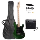 Vasitelan Electric Guitar 39" Complete Beginner Starter Kit Full Size Green New. Price: $167.99.