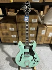 Hagstrom Viking Semi-hollow Guitar, Resinator Fretboard Aged Sky Blue New. Price: $899.00.