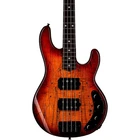 Sterling By Music Man Stingray RAY34 Hh Spalted Maple Top Bass Blood Orange Brst New. Price: $1249.99.