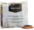 Amazon Basics Size Color Rubber Bands, Assorted, New. Price: $12.92.