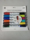 Dry Whiteboard Markers Low Odor Magnetic Double Ended With Erasers New. Price: $5.99.