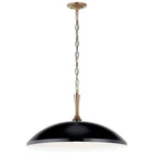 Kichler Delarosa 1-LIGHT Pendant, Updated Traditional In Black And Champag Open. Price: $249.47.