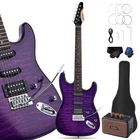 Electric Guitar 39 Full Size Style Starter Kit Ssh Violet Ocean Ljgbk Jaymz New. Price: $209.99.
