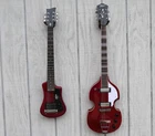 Crazy 2 Hofner Guitar Deal 1 HI-459-RD Violin Body & Shorty Hct-sh-r Travel Open. Price: $349.99.