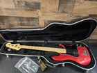 2003 Fender American Precision Bass Red W/ohsc Used. Price: $1250.00.