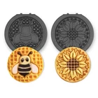Dash Multimaker Mini System Removable Set - 2 Plates, Sunflower & Bee New. Price: $14.76.