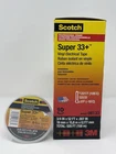 (10 Pack) 3M Scotch Super 33+ Vinyl Electrical Tape 06133 3/4"X 52FT New. Price: $36.47.