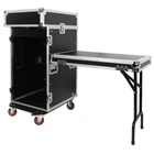 Seismic Audio Space Rack Case With Slant Mixer Top And Casters SA-PTR-16UCT New. Price: $549.99.