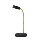 Hampton Bay 15 In. Matte Black Led Lamp With Adjustable Head Open. Price: $10.99.