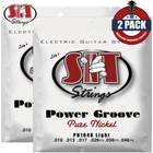 2-PACK Sit PN1046 Power Groove Pure Nickel Electric Guitar Strings 10-46 New. Price: $19.95.