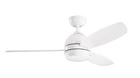 Kichler 330002WH Vassar 52" Led Ceiling Fan White New. Price: $419.97.