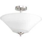Progress Lighting P3864-09 Joy 3-LIGHT Brushed Nickel Semi-flush Mount New. Price: $27.99.