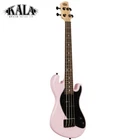 Kala Solid Body 4-STRING Pale Pink Fretted U-bass With Bag Ubass-sb-lp-fs New. Price: $369.00.