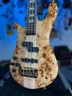 Spector Euro 4 Lx Left Handed Bass Guitar - Poplar Burl Natural Gloss 313 New. Price: $2699.00.