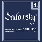 Sadowsky SBN45 Blue Label Nickel Bass Strings; Gauges 45-105 New. Price: $34.99.