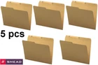 New Pack Smead Reversible File Folder 1/2-CUT Right Tab Legal Size NATURAL#576. Price: $12.99.