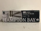 Hampton Bay 92302 52" Integrated Led Ceiling Fan, Brushed Nickel, Hugger Style Open. Price: $70.99.