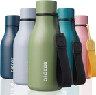 Insulated Water Bottles, 12OZ Stainless Steel Metal With Strap, Bpa New. Price: $14.33.