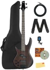 Ibanez GSR200BL Gio Bass Guitar, Left Handed - Walnut Flat W/ Gig Bag New. Price: $349.99.