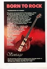 Vantage 820B Bass Guitar Orig 1983 Promo Print Magazine Advert Pinup Clipping Used. Price: $7.99.