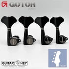 New Gotoh Japan GB707 Bass Machine Heads 4-IN-LINE Tuners Set W/ Screws Black. Price: $54.95.