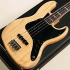 Fender Custom Shop 1975 Jazz Bass Relic Aged Natural Guitar Used. Price: $7100.00.