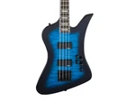 Used Jackson Series JS3Q Kelly Bird Bass Guitar - Transparent Blue Burst. Price: $379.99.